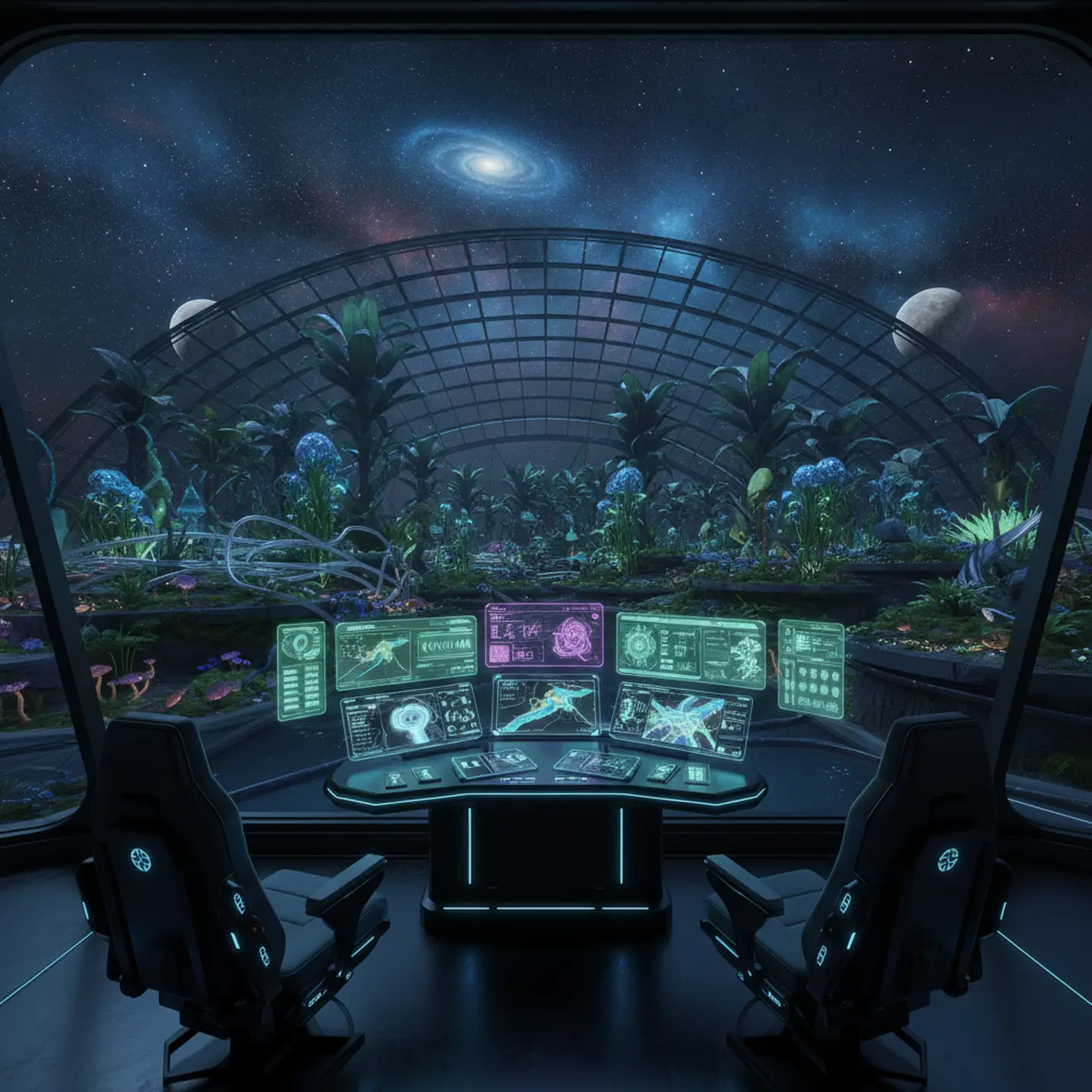 The ListeBiosphere command dashboard